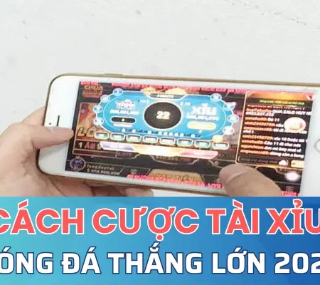 Hướng dẫn cách cược tài xỉu bóng đá thắng lớn 2023